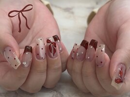 リボン フレンチ ハート