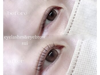 スイ(sui)の写真/【つくばにOPENいたしました♪】韓国風束感まつげと美眉WAXでグッと垢抜けお顔のイメージチェンジ◎