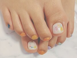 お任せフットネイル♪Part1☆