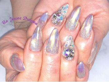 アン ジョーヌドラゴ/【ロングネイル】オーロラネイル