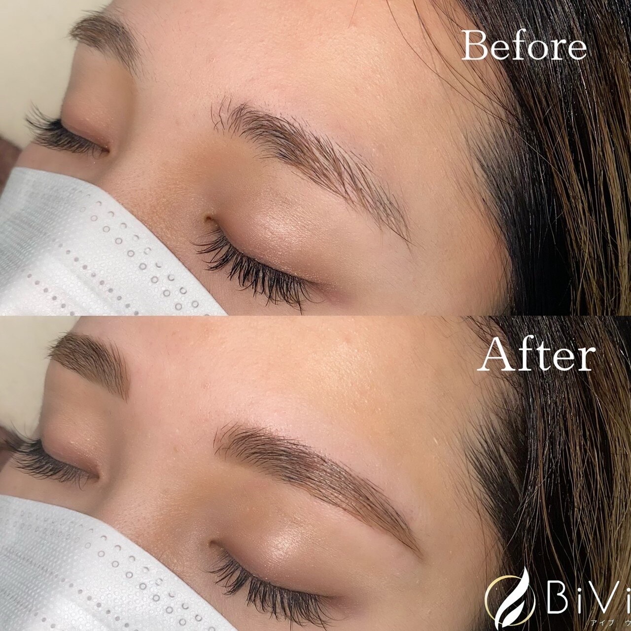 【女性】BiViブロウリフト(眉WAX/お手入れブラシ付) 【※担当者希望は指名】