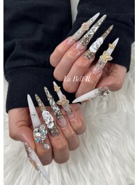 成人式ネイルでギャルネイル