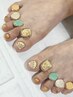 【Foot】親指アート〈オフ別途〉￥9000