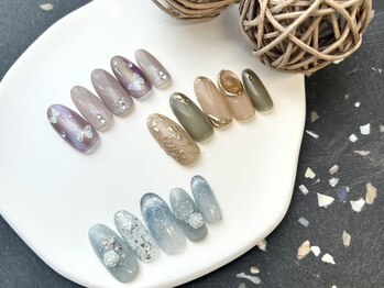 ネイルエルーシェ 立川店(Nail Ercher)の写真/画像持ち込みOK*予算デザインを相談しながら一緒に決められる!ブライダルやイベント等大切な日のネイルも♪