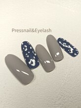 プレス ネイルアンドアイラッシュ(PRESS NAIL&EYELASH)/【ハンド】定額※オフ込￥9800