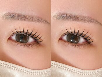 ディーネイル アイラッシュ オカザキ(DEE nail×eyelash okazaki)の写真/ビューラー要らずで自然にぱっちり♪メイク時短◎【まつげパーマ¥3300/パリジェンヌラッシュリフト¥4400】