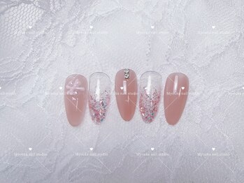 ワンホンシンプルネイル