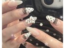 ドットリボンネイル☆