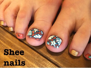 シーネイルズ(Shee nails)/海モチーフ