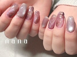 大人ピンクニュアンス