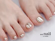 アンドラッシュ アンドネイル 本郷三丁目駅前店(and lash/and nail)/ワンカラー