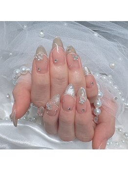 マリンネイル 麻布十番(Marin nail)/マグネットフレンチ