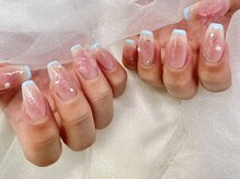 ミッドポイント(mid point)/スキニーフレンチ×チーク