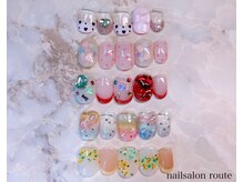 ネイルサロン ルート 二子玉川(nailsalon route)の雰囲気（毎月変わるお得なネイル！¥8500♪カラーチェンジ無料）