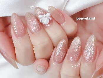 ネイルライフ 目黒店 恵比寿 白金(NailLife)/マグフラッシュローズネイル