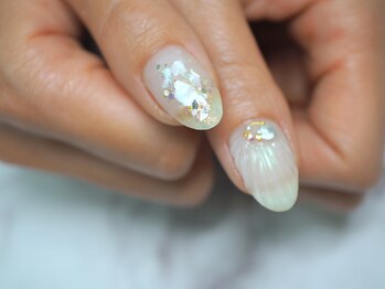 オトナネイル(otona nail)/オーロラ加工マーメイドネイル