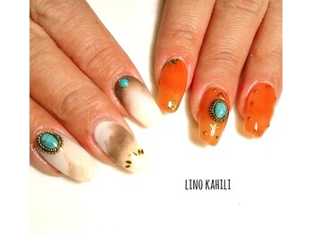 リノ カヒリ アイラッシュ(Lino kahili)/【スカルプ】お持ち込みアート☆