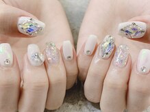 プライズアイリス アイラッシュ 池袋東口店(prize Iris eyelash)/キラキラストーンネイル【池袋】