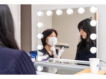ホワイトニング ビューティー 南魚沼店(whitening beauty)の雰囲気（セルフでもしっかり横からサポート）