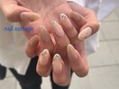 ドライフラワーネイル　¥11000