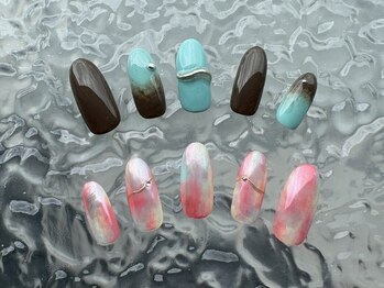ザネイルズ(The Nails)の写真/【オフ無料◆アート4本¥5200】シンプルもアートもお手頃価格◎《The Nails》で普段のネイルに彩りプラス♪
