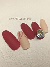 プレス ネイルアンドアイラッシュ(PRESS NAIL&EYELASH)/【ハンド】定額※オフ込￥9800