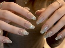 ジュエル(Jewel.)/クロムマグネットフレンチネイル