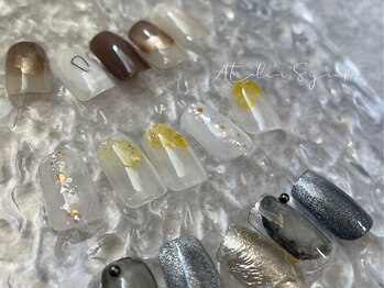 アトリエシロップネイル(Atelier Syrup nail)/たっぷりデザインコース¥7000