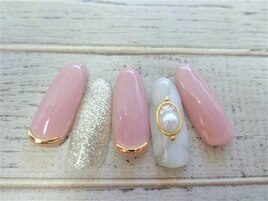 大理石柄×ダスティピンク