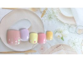 パステルマットネイル