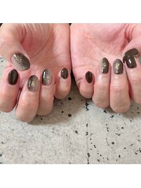 チョコカラーネイル♪