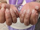 ランダムパールネイル