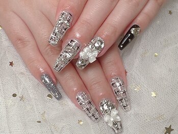 シーアンドビーネイル(C&B Nail)/ツイードネイル