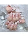 さくらんぼネイル