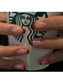 ル クラヴィエ(Le Clavier)/ワンカラー& フレンチ組合せ