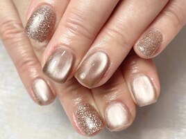 マグネット×フラッシュネイル