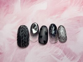 11月定額/ブラックネイル