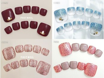 ファストネイル 札幌駅前店(FAST NAIL)/フット定額 ¥7580 ◆ シンプル