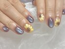ひまわりネイル/フラワーネイル