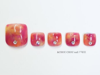 アンドシュシュネイル(&CHOU CHOU nail)/フット定額