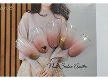 ネイルサロン アミティエ(Nail Salon Amitie)/シンプル ×ハートホロアレンジ*