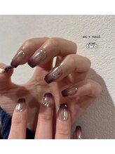 アイネイル 小倉(ai nail)/ミラー+カラーグラデーション