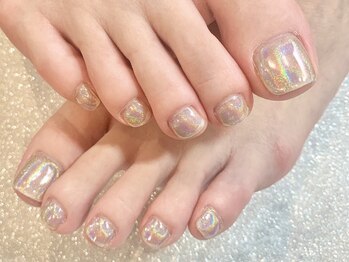 キャッツアイ東京 新宿店(Cat's eye TOKYO)/フットミラーネイル