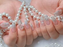 エミリオネイル(EMILIO NAIL)/ラメグラデーション，長さだし