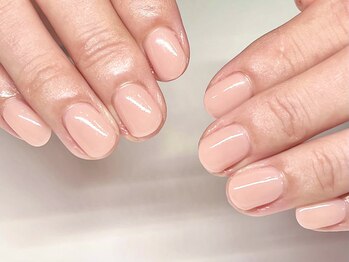 ピンクベージュワンカラー