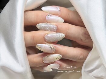 リノネイル(Lino Nail)/お任せネイル/大理石ネイル/高松