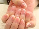 可憐に、凛と。桜ネイル2