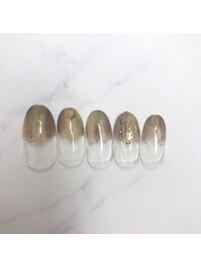 塗りかけネイル