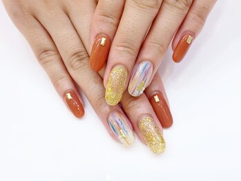 ネイルコレクション ピンク(Nail Collection Pink)/ジェル定額¥8990/縦ツイード