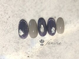 ネイビー×シェル